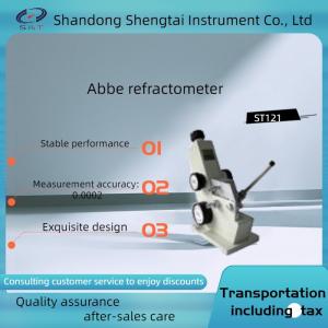 China ST121Abbe refractometer can measure the refractive index of transparent, semi transparent liquids or solids on sale