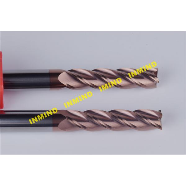 Carbide Machining Tialn Coated Square End Mill With 40 mm Cutting Length