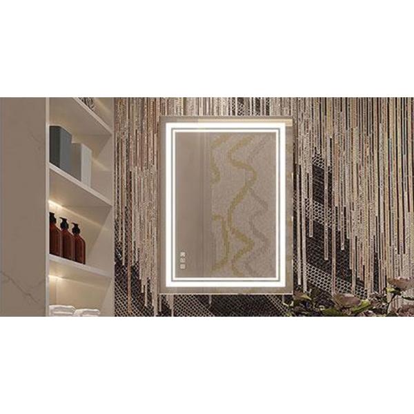 LED Bathroom Smart Mirror Illuminated Square Inteligente Fogless Shower Mirror