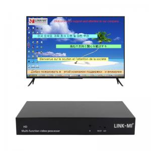 Cheap Multiple Languages RS232 HDMI Video Wall Controller HD Caption Adder HDMI Video Processor for sale
