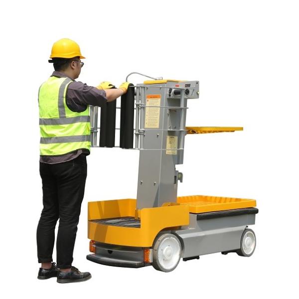 300 Lbs Load Capacity Electric Order Picker for Streamlined Warehouse Operations