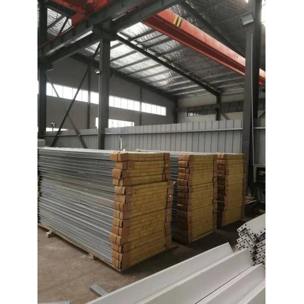 50 - 200mm Insulated Sandwich Panel Heat / Sound Insulation Fire / Water Proof