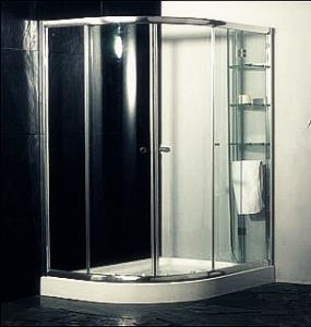 China Custom Glass Door Shower Enclosures , Space Saving Bathroom Shower Cabinets on sale