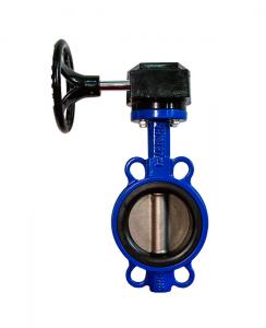 Cheap DN50-DN300 Gear Operated Butterfly Valve Wafer End for Water for sale