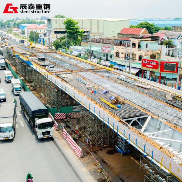 Q355B/Q235 Truss Bridge Construction Lightweight for Railroad Crossings