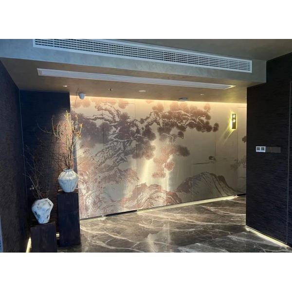 1.8m Width Metallic Wall Covering Stain Resistant For Superior Wall Protection And Design