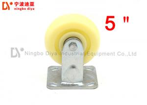 Cheap Nylon Plate Caster Wheels Flat Panel Directional 5 Inch Swivel Caster Wheels for sale