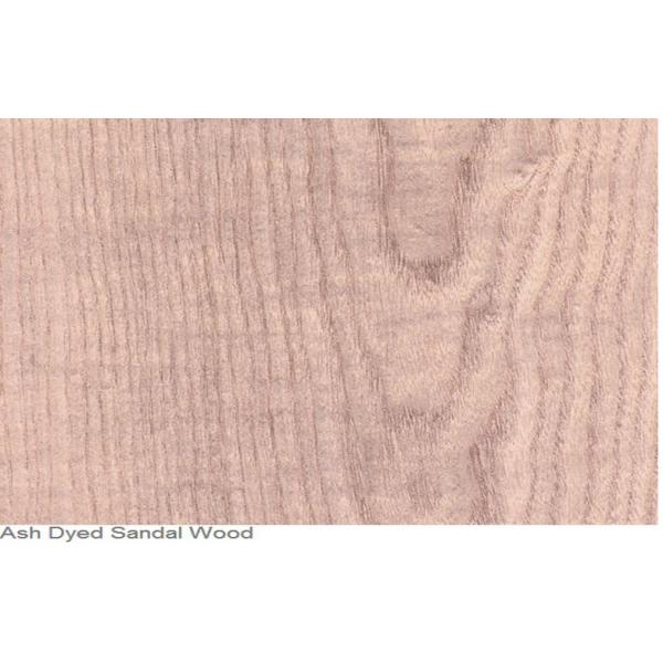 Red Ash Dyed Wood Veneer Natural Sliced Cut , Thin Wood Veneer Panels