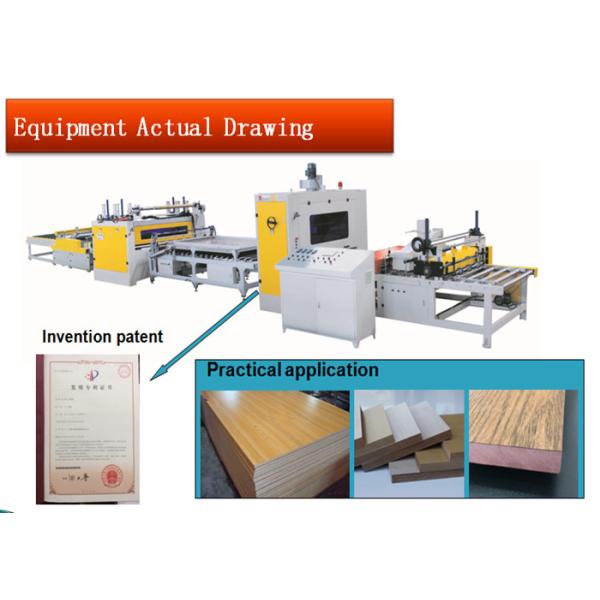 2-50mm PVC Film Coating Machine Laminating Panel PUR Laminating Line 1300mm