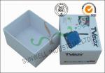 Corrugated Coated Paper Electronics TV Packaging Boxes White Color Matt