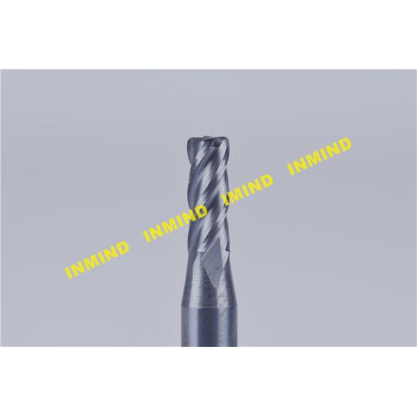 Solid Carbide Corner Rounding Milling Cutters , 0.5 UM Grain Size Corner Radius Tool