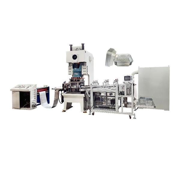 Automatic Aluminum Foil Box Container Punch Machine for Fast Food Takeaway Containers