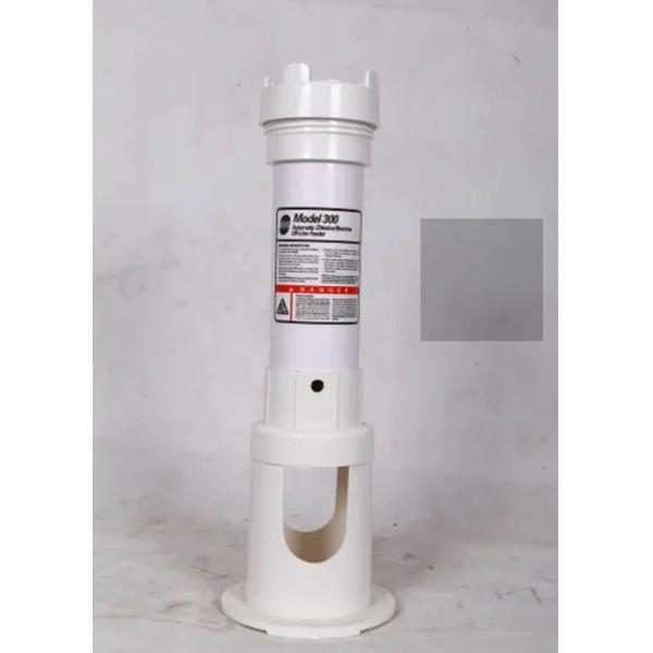525mm Height 4.2 Lbs Pool Dosing Pump , Automatic White Pool Chlorine Feeder