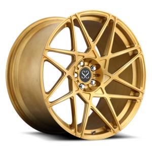 China Custom Gold 1 Piece Forged Wheels VOLKSWAGEN TOUAREG II 21x10 5x120 on sale