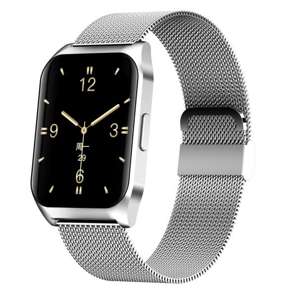 1.69 Inch IP67 Square Shape Smartwatch Health Information Sharing