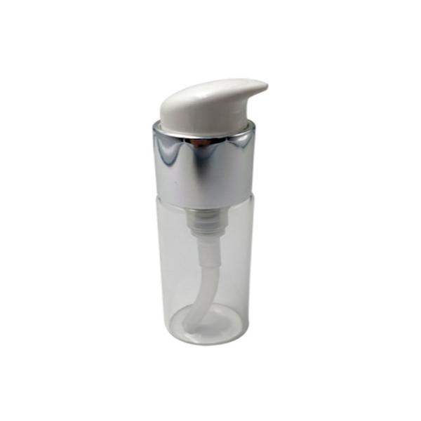 Frosted Empty Glass Lotion Bottles With Pump Dispenser , Long Life Time
