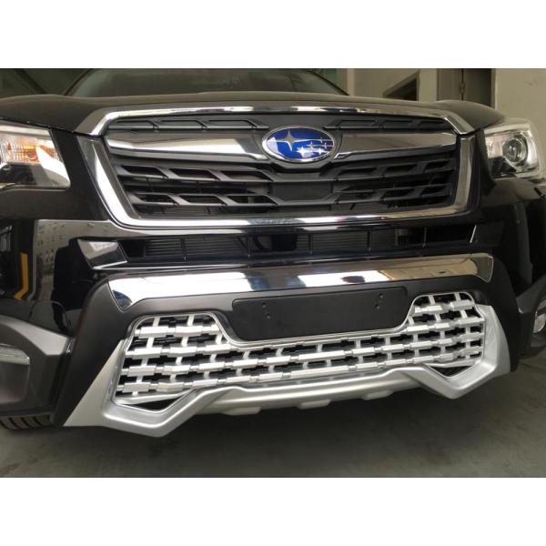 Front D020 Auto Bumper Guards For Subaru Forester 2016 Silver / Black Color