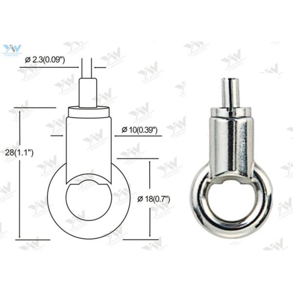 Practical Adjustable Aircraft Cable Hanging Kit For Architectural Lighting