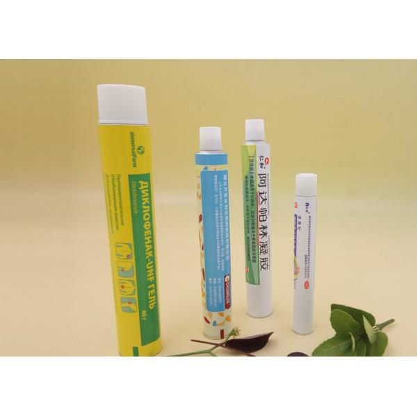 Aluminum Collapsible Squeeze Tubes For Cosmetics Screw Cap Colorful Printing