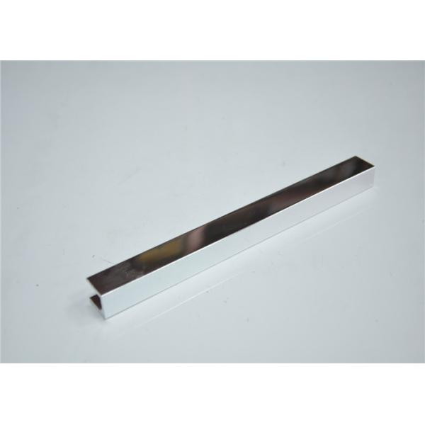Durable Shower Enclosure Frame Parts Aluminium Alloy Profiles With Mirror Surface