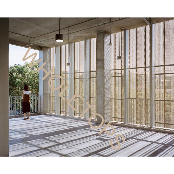 Government Project SGS Perforated Cladding Panels 4.0MM Perforated Metal Sheet