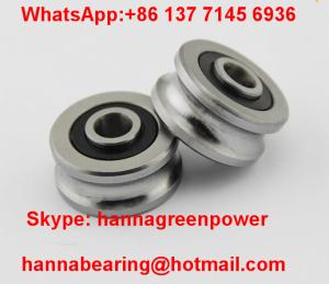 China U Groove SG25-2RS Linear Guide Roller Bearing SG25 for Textile Machinery 8x30x14mm on sale
