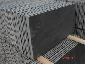China Chinese Cleft Black Slate Tiles,Charcoal Slate Riven Patio Stones,Dark Grey Slate Walkway,Black Slate Pavers,Floor Tiles on sale