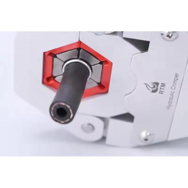 AC Hose Crimper Tool Kit Manual Air Conditioning Pipe Press Hose Crimping Tool Portable Crimping 5/16-5/8 For AC Line