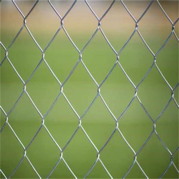 Low Carbon Steel 4.0mm Diamond Wire Mesh Fence For Baskball Field