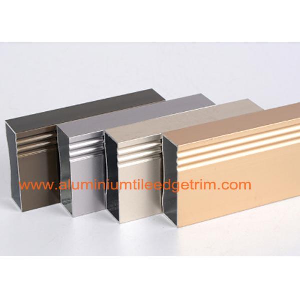 Anodized 6063 - T5 Aluminum Extrusion Profiles Rectangular Hollow Shaped