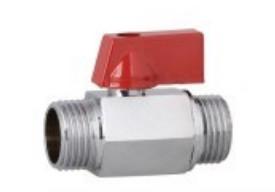Cheap Brass Threaded Ball Valve For Water Tank PTFE Seal Chrome Plated for sale