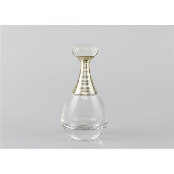 Customize Luxury Clear Glass Pump 100ml Perfume Bottle For Perfume Packaging