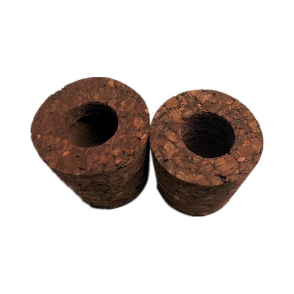 Carbonized Cork Bottle Stopper Cylinder Vase Wearproof Nontoxic