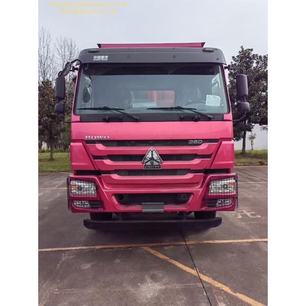 Heavy Duty HOWO Dump Truck with Reinforced Steel Chassis U-shaped Cargo Body and HYVA Front-Lifting Hydraulic System