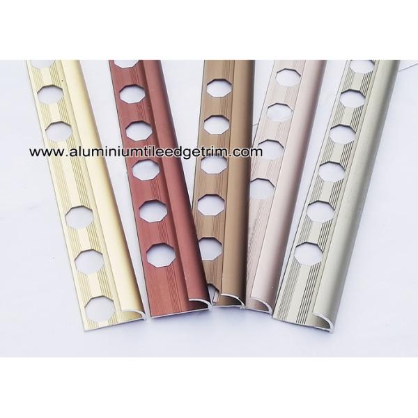 Anodized Matt Color Aluminium Corner Molding Trim For Tile Edging
