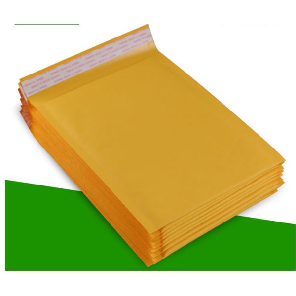 Biodegradable Kraft Paper Self Seal Bubble Mailers Size 6 12.5 X 19 For Shipping
