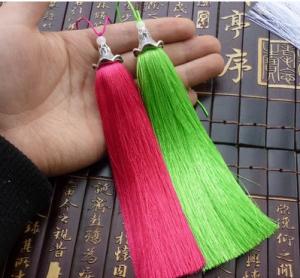 Cheap Delicate fashionable custom chinese tassels trimming fringe for greeting card decoration for sale