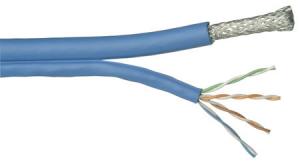 Cheap CAT5E Lan Cable With 4 Pair For Network , RG59 cable with 24AWG UTP CAT5E Cable for sale