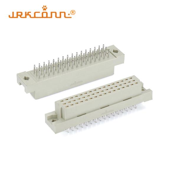 Custom 2.54mm DIN41612 Connectors Pcb Connector Types With Phosphor Bronze Terminal