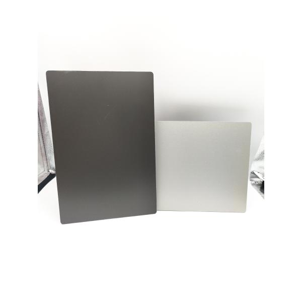 Wooden Finish ACP Partition Board Sheet  Aluminum PVC Film Coating ISO Approval