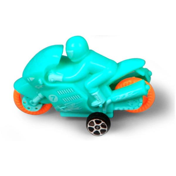 Friction Return Motorcycle Small Toy Car Four Small Plastic Motorcycle Small Boy OPP Packaging Material 