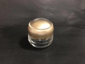 China 30g 50g Face / Eyes Glass Cream Jar, Reusable Cream Bottles Skincare Packaging OEM on sale