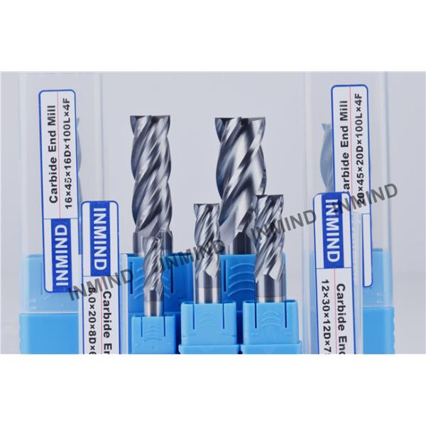2 Flute 4 Flute Corner Radius End Mill with SiN AlTiN Coating R1.0 Corner
