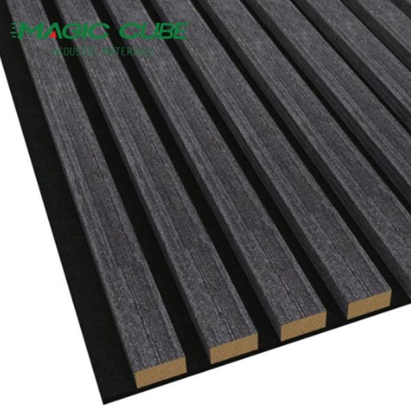 3 Side Slatted Wood Acoustic Panels Wood Acupanel Wood Veneer