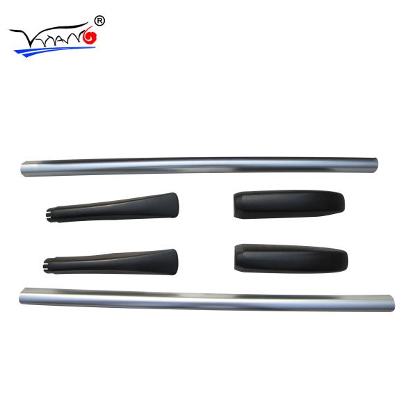 86 * 12 * 11cm C096 Car Roof Side Rails For Nissan Versa Silver Color
