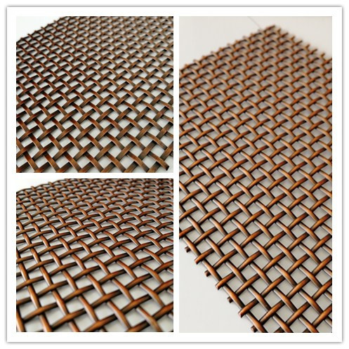 Contemporary Architecture Metal Mesh Woven High Transparency