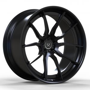 Cheap 21 Inch Satin Black Deep Concave Rims For Rs6 2 Piece Forged Aluminum Wheel Blanks for sale
