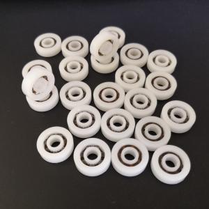 China Nylon Cage Plastic POM Bearings With Glass Balls 5x16x5 Mm 625 on sale