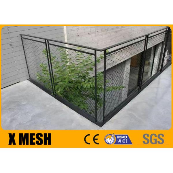 rustproof  Metal Inox Balustrade Cable Mesh Class 1.4401 X Tend Mesh