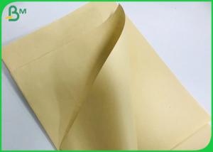 Cheap Bamboo Pulp Material 70gsm 80gsm Unbleached Kraft Liner Paper For Envelope Bags for sale
